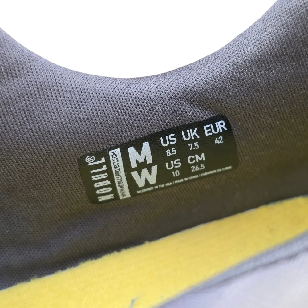 NOBULL All Day Ripstop Trainer Shoes Mens 8.5 / Womens 10 Yellow Gray Gradient - Picture 10 of 10